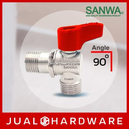 JH - SANWA Mini Angle Ball Valve 