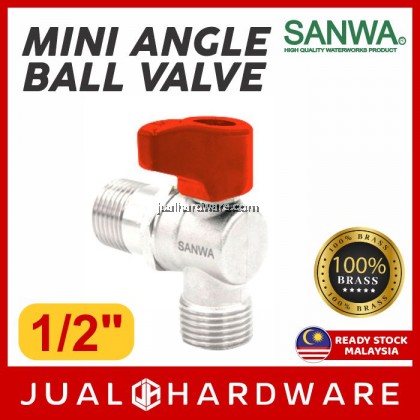 JH - SANWA Mini Angle Ball Valve 