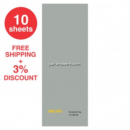 ARBORITE A1128-M Coastal Fog High Pressure Laminate (10 sheets)