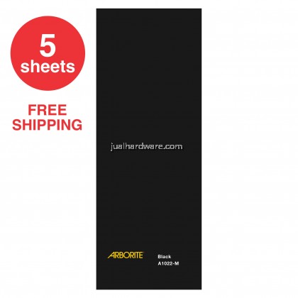 ARBORITE A1022-M Black High Pressure Laminate (5 sheets)