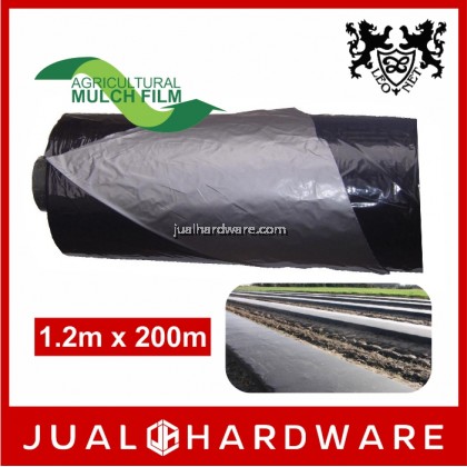 LEO NET Black Mulch Film 1.2m x 200m