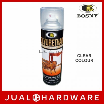 BOSNY Polyurethane Wood Protective Spray 600CC - Clear (12CANS/B0X)