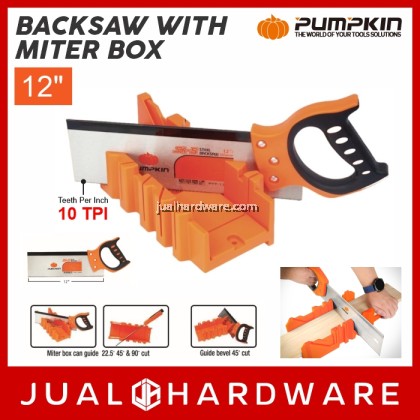 PUMPKIN Backsaw With Miter Box