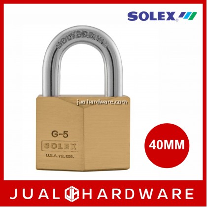 Solex Padlock - G5 BRASS
