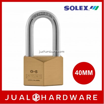 Solex Padlock - G5 BRASS