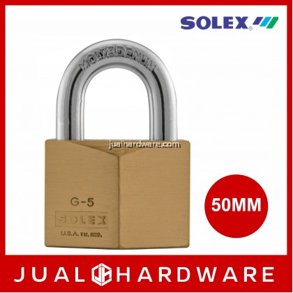 Solex Padlock - G5 BRASS
